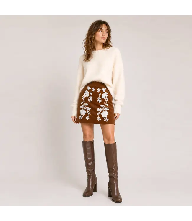 Celeste Corduroy Mini Skirt