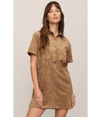 Z Supply Leone Suede Mini Dress