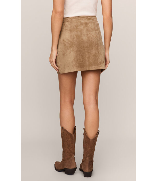 Z Supply Perri Suede Mini Skirt