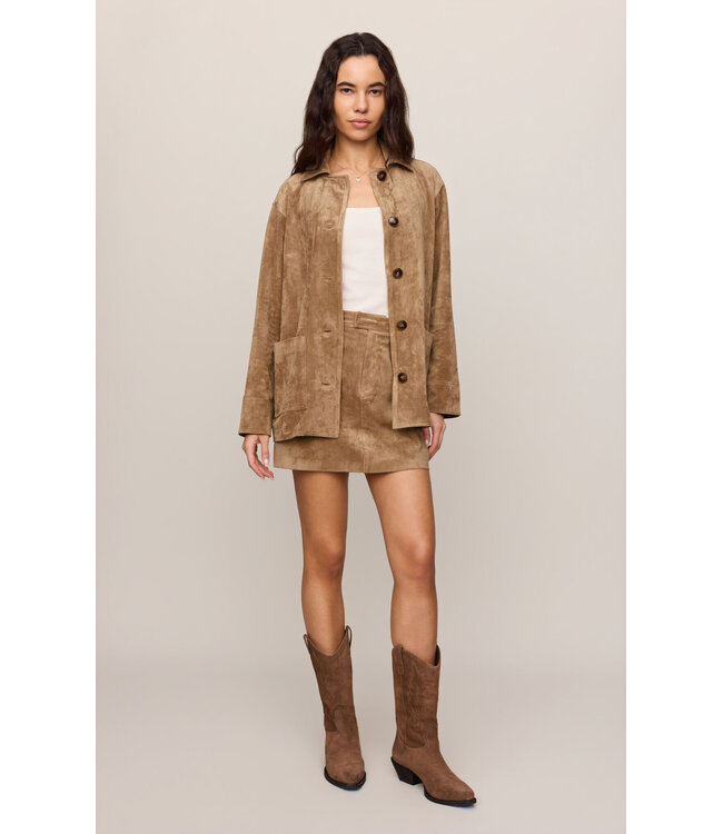 Z Supply Perri Suede Mini Skirt
