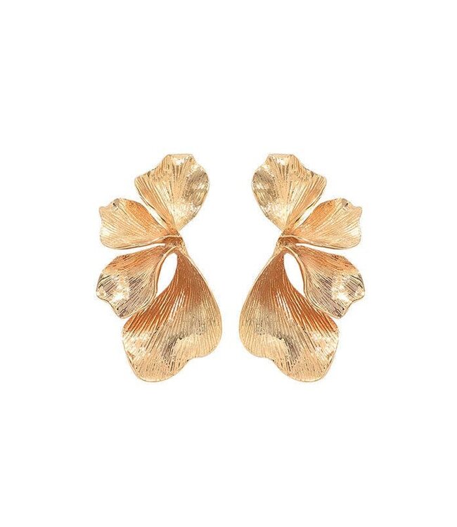 Pleated Drop Earring