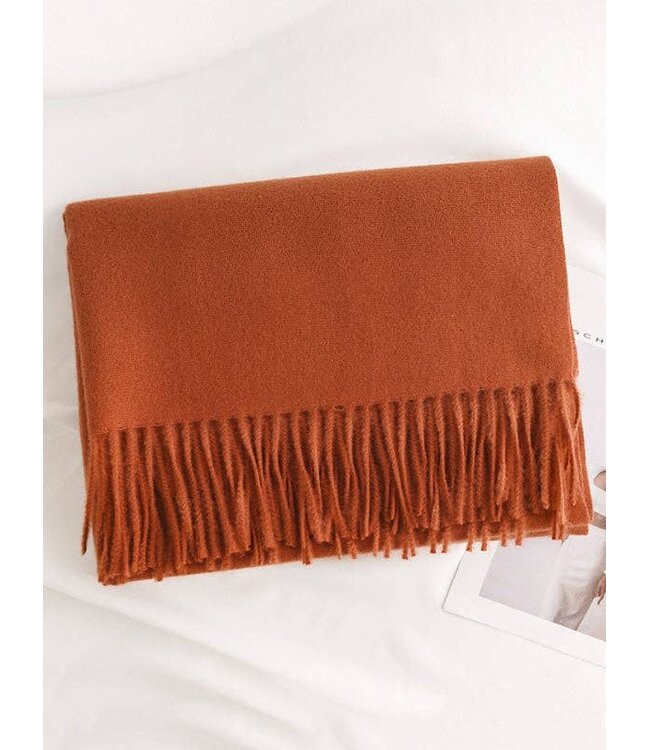 Keep Warm Tasseled Shawl