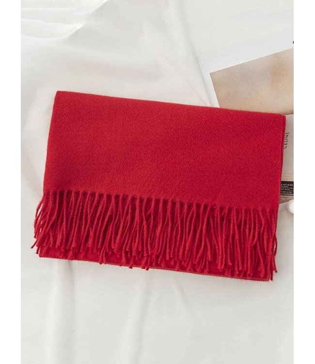 Keep Warm Tasseled Shawl