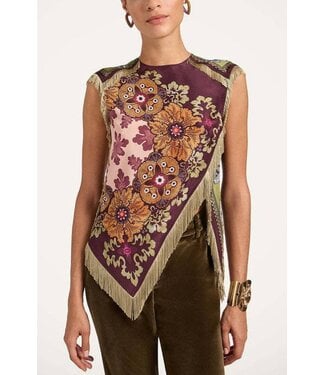 Fancy for Fringe Cross Top