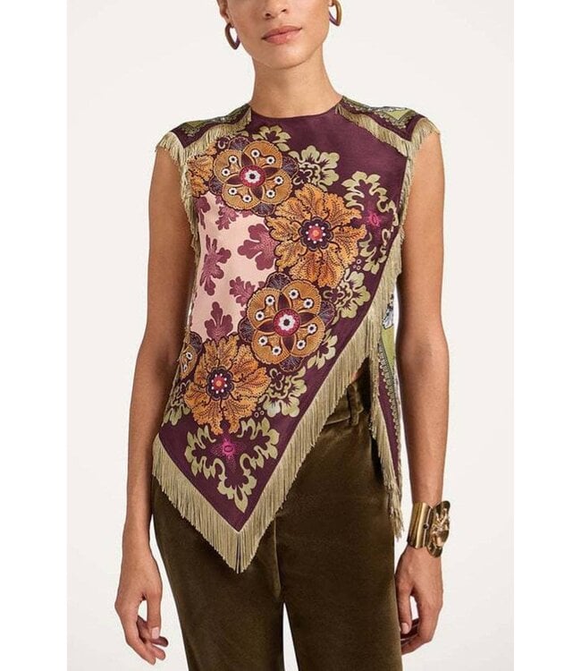 Fancy for Fringe Cross Top