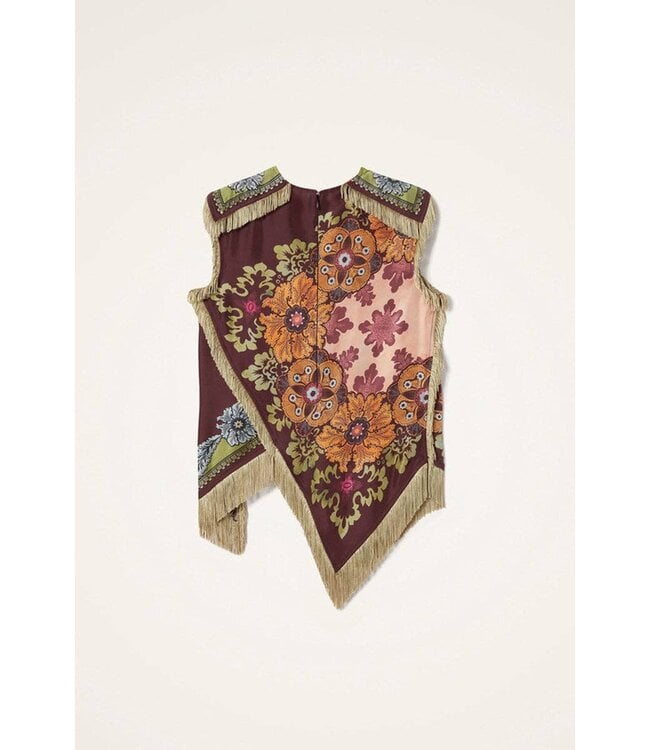 Fancy for Fringe Cross Top