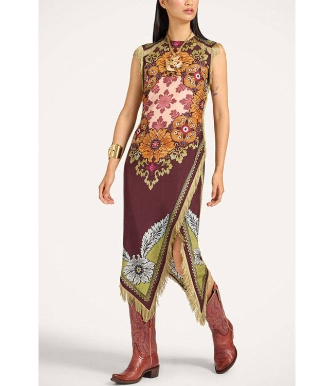 Fancy in Fringe Midi Dress