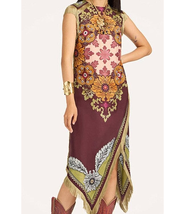 Fancy in Fringe Midi Dress