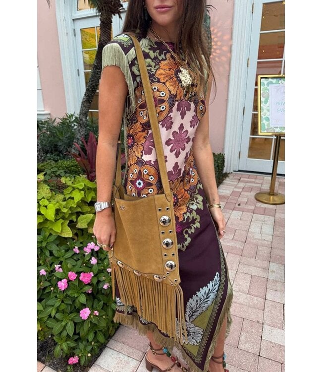 Fancy in Fringe Midi Dress