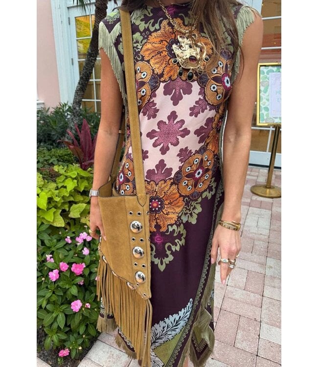 Fancy in Fringe Midi Dress