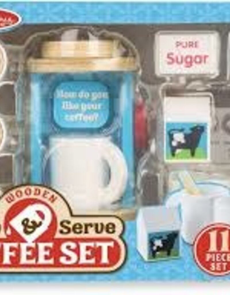 Melissa Doug M D Wooden Brew Serve Coffee Set Bearheart Kids Melissa Doug M D Wooden Brew Serve Coffee Set