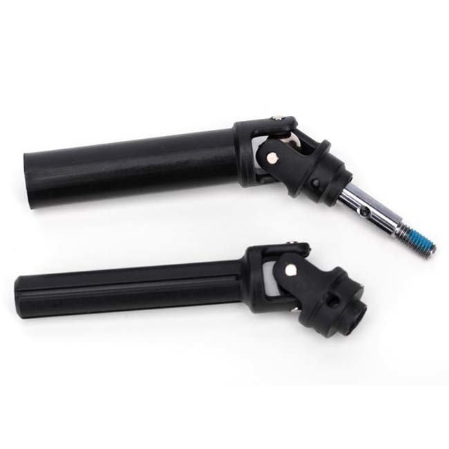 TRX-6851X Traxxas Driveshaft assembly, front, heavy duty (1) (left or right) (fully assembled, ready to install)/ screw pin (1)