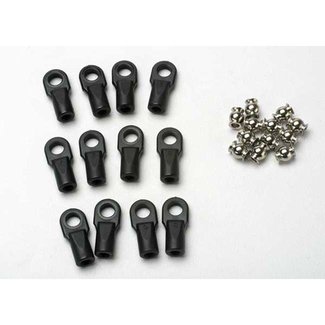 TRX - Traxxas TRX-5347 Traxxas Rod ends, Revo (large) with hollow balls (12)