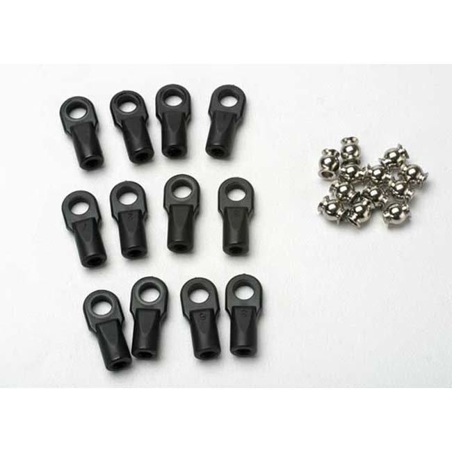 TRX-5347 Traxxas Rod ends, Revo (large) with hollow balls (12)