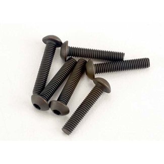 TRX - Traxxas TRX-2579 Traxxas Screws, 3x15mm button-head machine (hex drive) (6)