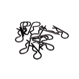 TRX - Traxxas TRX-3934A Traxxas Body clips, heavy duty (black) (12)