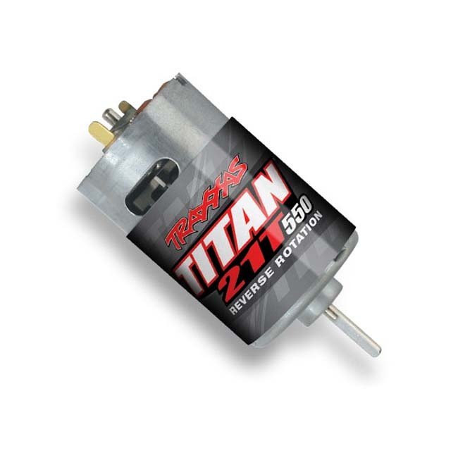 TRX-3975R Traxxas Motor, Titan® 550, reverse rotation (21-turns/ 14 volts) (1)