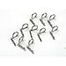 TRX - Traxxas TRX-3935 Traxxas Body clip (mounting clip), angled, 90-degrees (10)