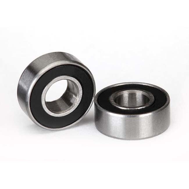 TRX-5116A Traxxas Ball bearings, black rubber sealed (5x11x4mm) (2)