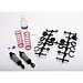 TRX - Traxxas TRX-3760A Traxxas Ultra Shocks (grey) (long) (complete w/ spring pre-load spacers & springs) (2)