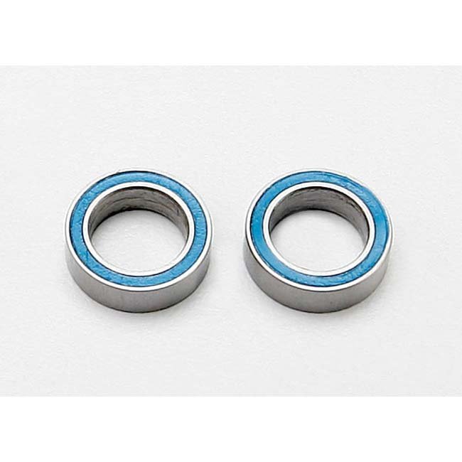 TRX-7020 Traxxas Ball bearings, blue rubber sealed (8x12x3.5mm) (2)