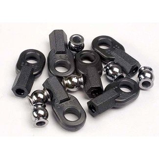 TRX - Traxxas TRX-2742 Traxxas Rod ends, long (6)/ hollow ball connectors (6)