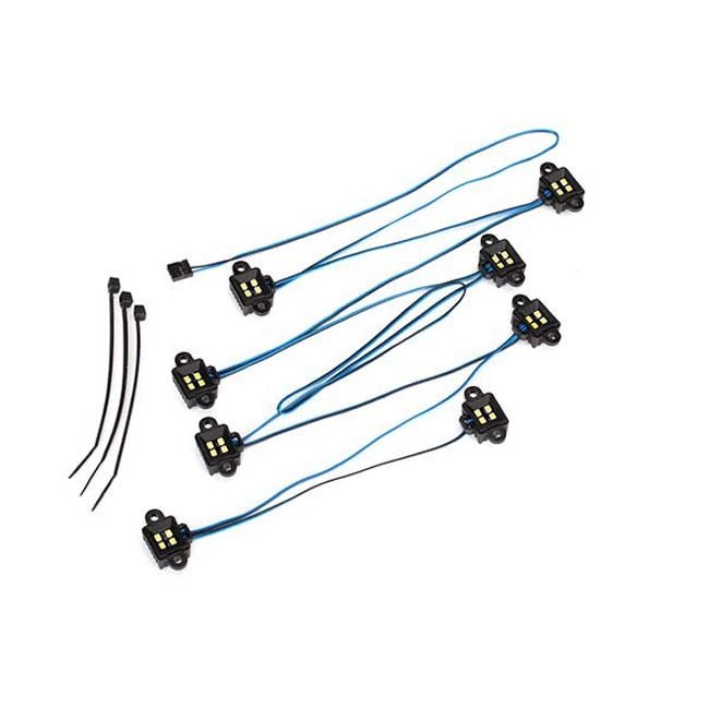 TRX-8026X LED rock light kit, TRX-4/TRX-6 (requires #8028 power supply and #8018, #8072, or #8080 inner fenders
