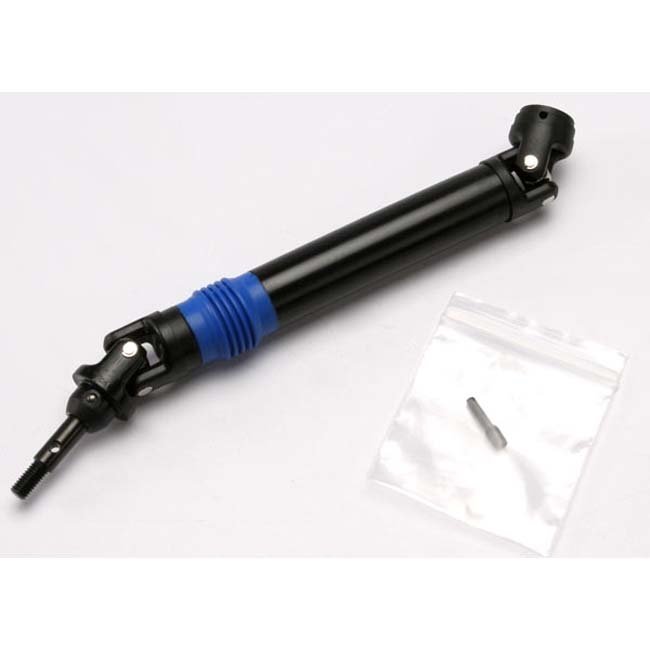 TRX-5451X Traxxas Driveshaft assembly (1), left or right (fully assembled, ready to install)/ 4x15mm screw pin (1)