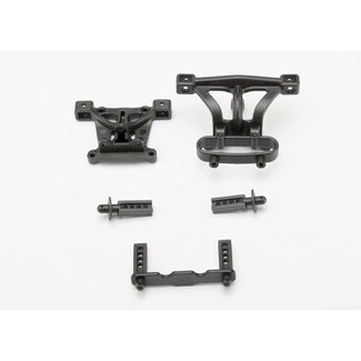 TRX - Traxxas TRX-7015 Traxxas Body mounts, front & rear/ body mount posts, front & rear