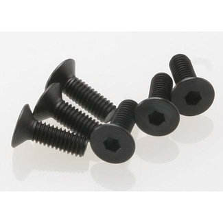 TRX - Traxxas TRX-2542 Traxxas Screws, 4x12mm countersunk machine (hex drive) (6)