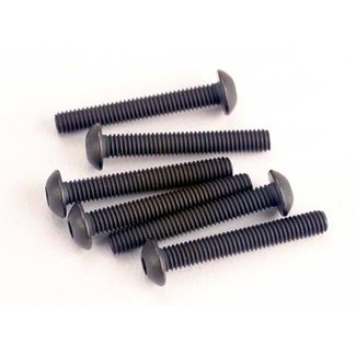 TRX - Traxxas TRX-2580 Traxxas Screws, 3x20mm button-head machine (hex drive) (6)