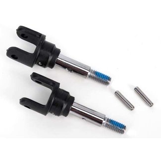 TRX - Traxxas TRX-6854X Traxxas Stub axles, front, heavy duty (2)/ yokes (2)/ pins (4)