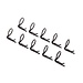 TRX - Traxxas TRX-3935A Traxxas Body clip (mounting clip), angled, 90-degrees (black) (10)