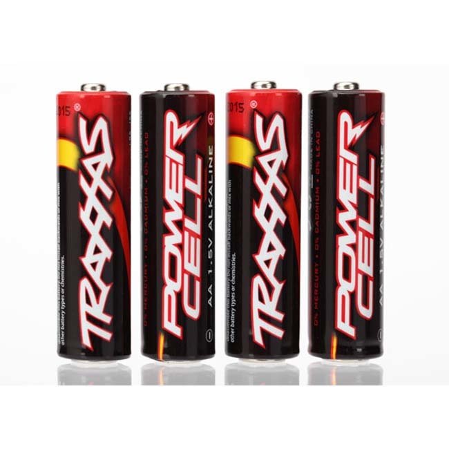 TRX - Traxxas TRX-2914 Traxxas Battery, Power Cell AA Alkaline (4)