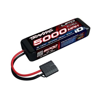 TRX - Traxxas TRX-2842X Traxxas 5000mAh 7.4v 2-Cell 25C LiPo Battery