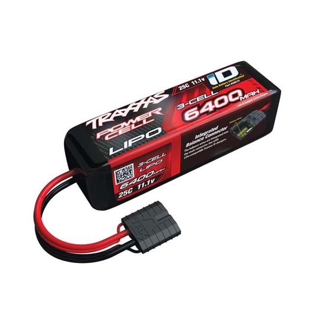 TRX-2857X Traxxas 6400mAh 11.1v 3-Cell 25C LiPo Battery