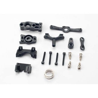 TRX - Traxxas TRX-7043 Traxxas Steering arm (upper & lower)/ steering link/ servo horn/ servo saver/ servo saver spring/ servo horn mount/ ball stud (2)/ shock mounts, front & rear/ 2.5x18mm CS (4)