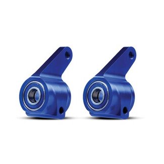 TRX - Traxxas TRX-3636A Traxxas Steering blocks, Rustler®/Stampede®/Bandit (2), 6061-T6 aluminum (blue-anodized)/ 5x11mm ball bearings (4)
