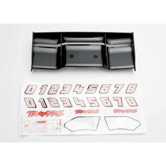 TRX - Traxxas TRX-5446 Traxxas Wing, Revo® (black)/ decal sheet