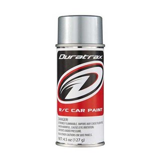 DTX - Duratrax DTX-DTXR4262 Duratrax Polycarb Spray Silver Streak 4.5 oz