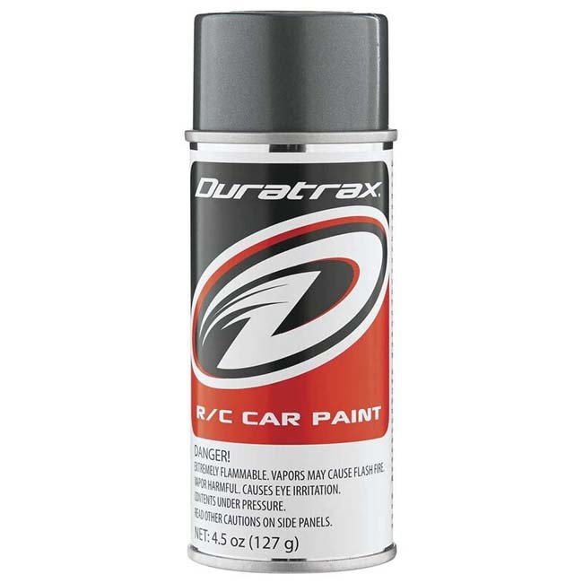 DTX-DTXR4263 Duratrax Polycarb Spray Gunmetal 4.5oz