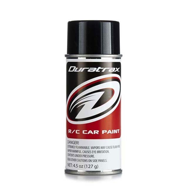 DTX-DTXR4280 Duratrax Polycarb Spray Metallic Black 4.5 oz