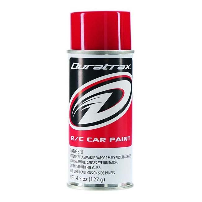 DTX-DTXR4254 Duratrax Polycarb Spray Racing Red 4.5 oz