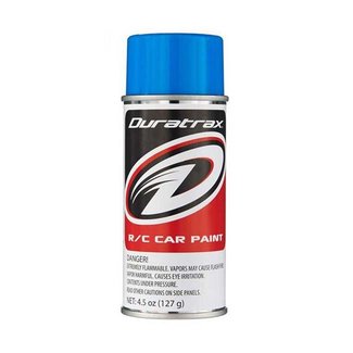 DTX - Duratrax DTX-DTXR4282 Duratrax Polycarb Spray Fluorescent Blue 4.5 oz