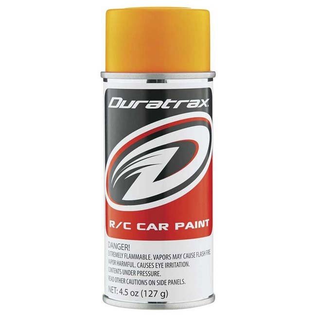 DTX-DTXR4283 Duratrax Polycarb Spray Fluorescent Bright Orange 4.5oz