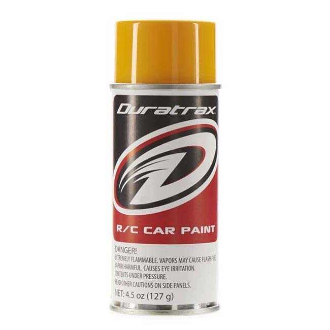 DTX-DTXR4285 Duratrax Polycarb Spray Bright Yellow 4.5 oz