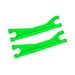 TRX - Traxxas TRX-7892G Traxxas Suspension arms, upper, green (left or right, front or rear) (2) (for use with #7895 X-Maxx® WideMaxx® suspension kit)