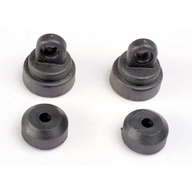 TRX-3767 Traxxas Shock caps (2)/ shock bottoms (2)