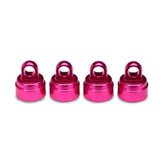 TRX - Traxxas TRX-3767P Traxxas Shock caps, aluminum (pink-anodized) (4) (fits all Ultra Shocks)