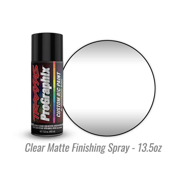 TRX-5047X Traxxas Body paint, ProGraphix®, matte finishing spray (13.5oz)